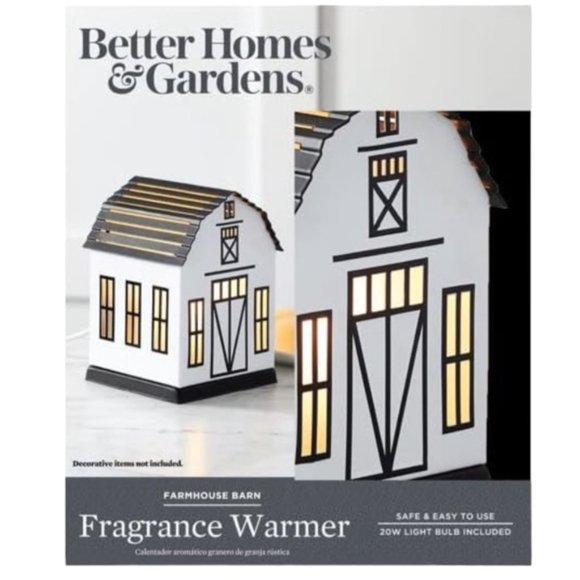 Farmhouse Barn Wax Warmer Full Size Metal Lights Up - Picture 3 of 13